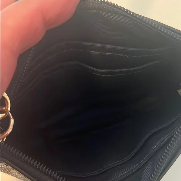 Coach Dark Navy Leather Wristlet/wallet - Picture 6 of 10